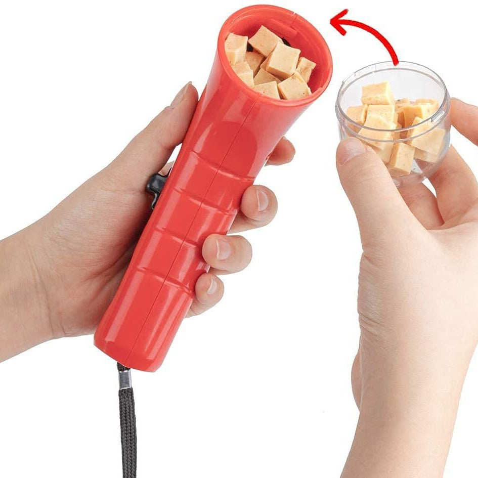 Dispensateur de friandises Whizzo : Jouet interactif pour chats et chiens avec lanceur automatique de friandises – Amusez vos compagnons à poils !