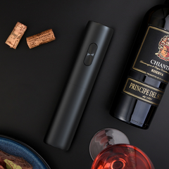 Ouvre-bouteille électrique intelligent avec extraction automatique du bouchon – Un outil vinique élégant et technologique pour une ouverture sans effort