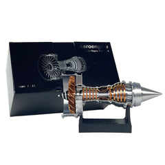 🚀 Moteur à Turbine Fonctionnel – Modèle Haute Finition pour Collectionneurs de Vol ✈️