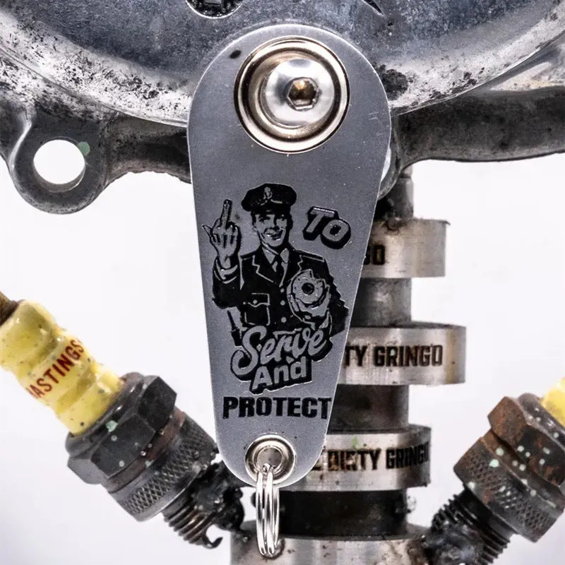 Accessoire Moto avec Crâne Cool - Idée Cadeau Parfaite pour Amateurs de Véhicules à Moteur🏍️🎁