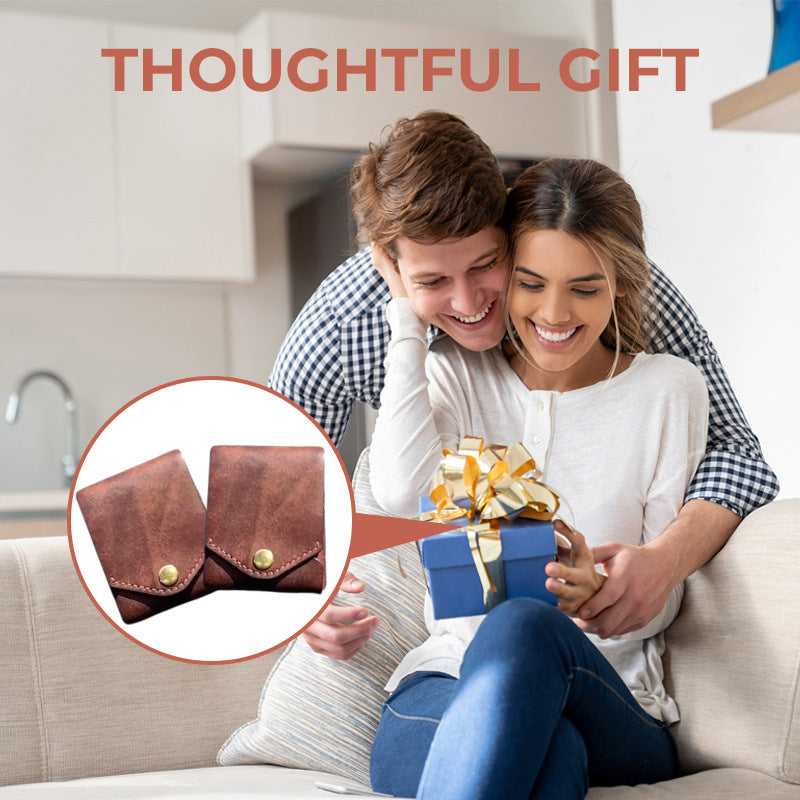 Florian - Porte-monnaie vintage en cuir : un cadeau idéal pour hommes et femmes