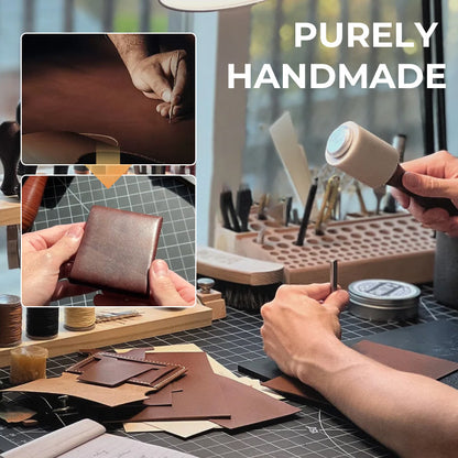 Florian - Porte-monnaie vintage en cuir : un cadeau idéal pour hommes et femmes