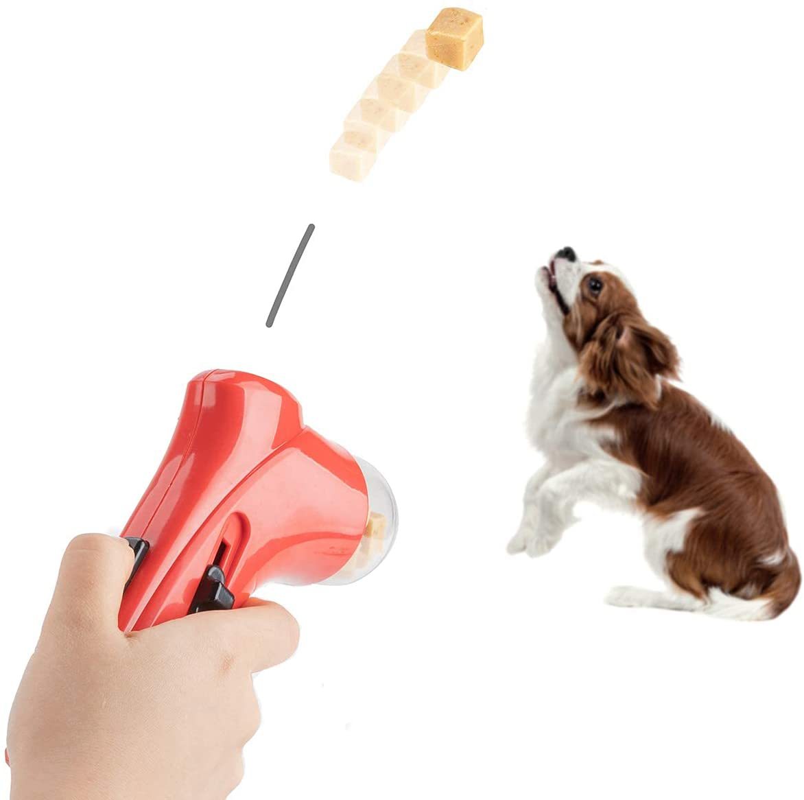 Dispensateur de friandises Whizzo : Jouet interactif pour chats et chiens avec lanceur automatique de friandises – Amusez vos compagnons à poils !