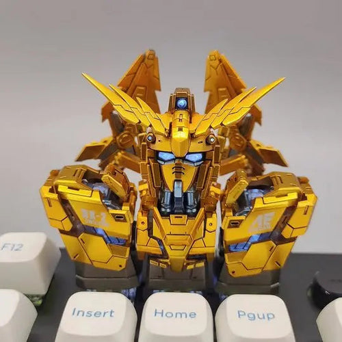 【Pre-Order】Unicorn Gundam Phenex 03 Keycap Set NT-D Mode & Gold Coating