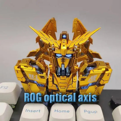 【Pre-Order】Unicorn Gundam Phenex 03 Keycap Set NT-D Mode & Gold Coating