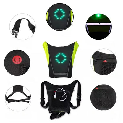 🚴‍♂️ Le Gilet LED qui Protège Votre Vie sur la Route ! 🔥