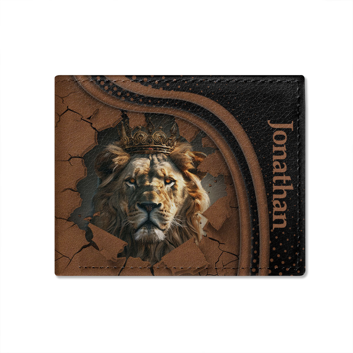 Le Roi Lion | Portefeuille Pliable Personnalisé pour Hommes