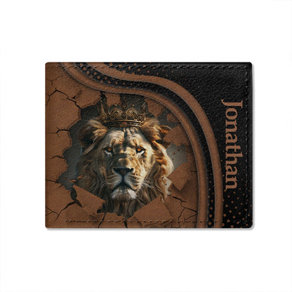 Le Roi Lion | Portefeuille Pliable Personnalisé pour Hommes