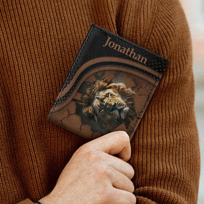 Le Roi Lion | Portefeuille Pliable Personnalisé pour Hommes