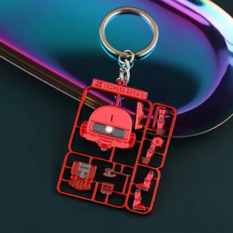 Zaku Metal Keychain Anime Mech Gift for Zeon Fans