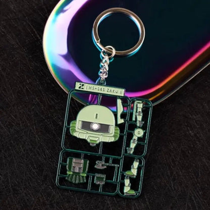 Zaku Metal Keychain Anime Mech Gift for Zeon Fans