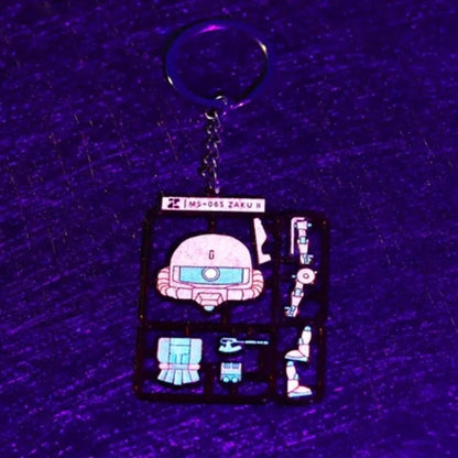 Zaku Metal Keychain Anime Mech Gift for Zeon Fans