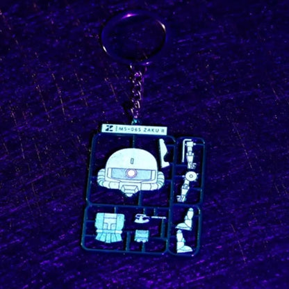 Zaku Metal Keychain Anime Mech Gift for Zeon Fans
