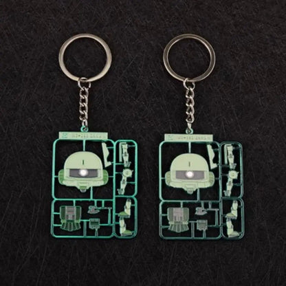 Zaku Metal Keychain Anime Mech Gift for Zeon Fans