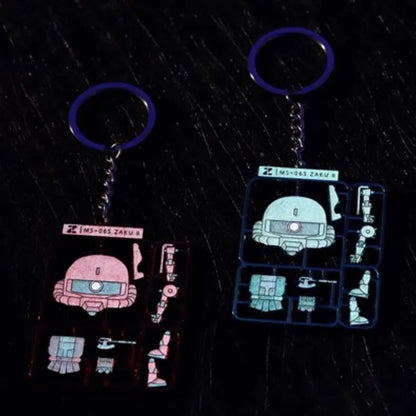 Zaku Metal Keychain Anime Mech Gift for Zeon Fans