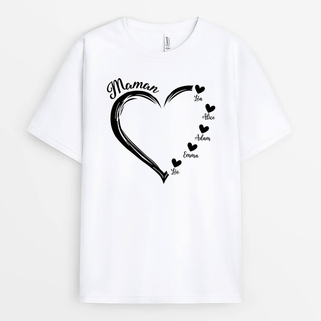 Mamie - Cadeau Personnalisé | T-shirt  Pour Femme
