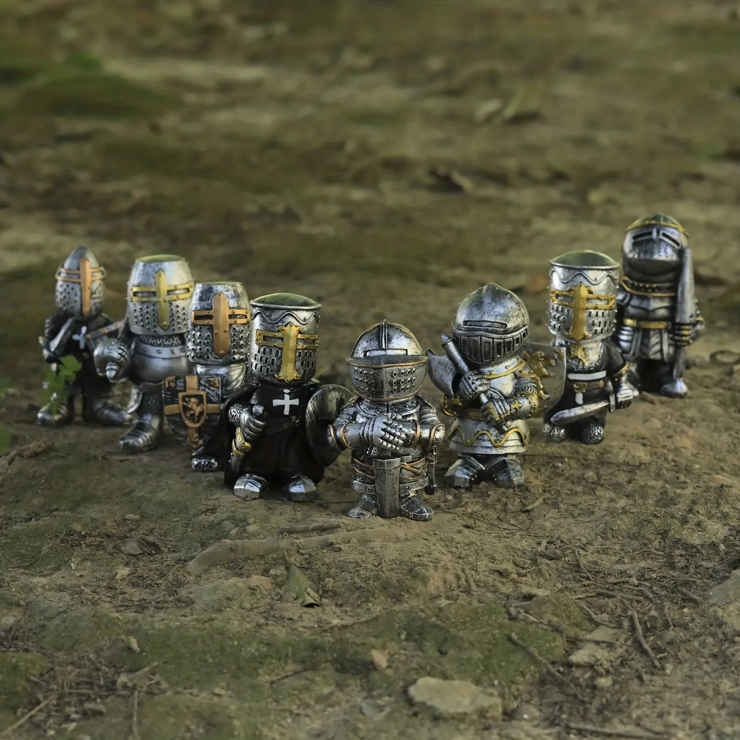 Statuette en Résine d'un Garde-Chasse Miniature Nordique et Médiévale – Décoration de Salon de Style Classique – Ouvrage d'Art pour la Décoration Intérieure, le Bureau, le Bar ou les Ornements sur le Bureau