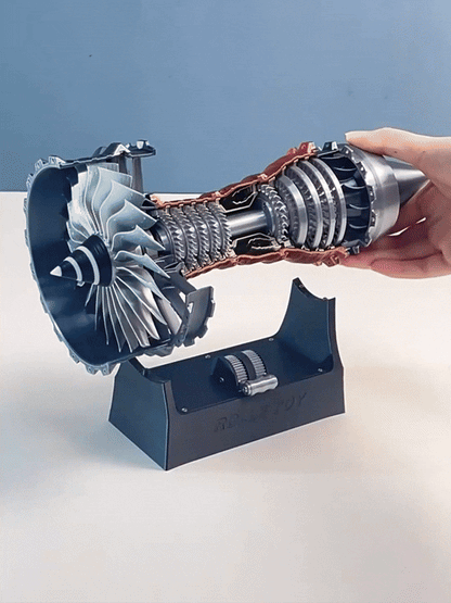 🚀 Moteur à Turbine Fonctionnel – Modèle Haute Finition pour Collectionneurs de Vol ✈️