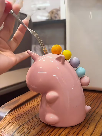 🦄 Ensemble de Fourchettes à Fruits en Céramique Unicornées - Féérie sur votre Table ! 🍓