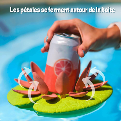 Porte-Gobelet Flottant en Forme de Lotus : Pour des Instants Détente en Piscine ou dans le Bain !
