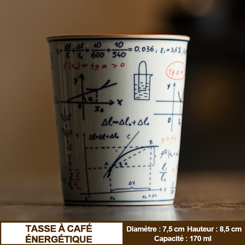 Tasse Ceramique Energie + Savoir : Boost ton Esprit ⚡📚