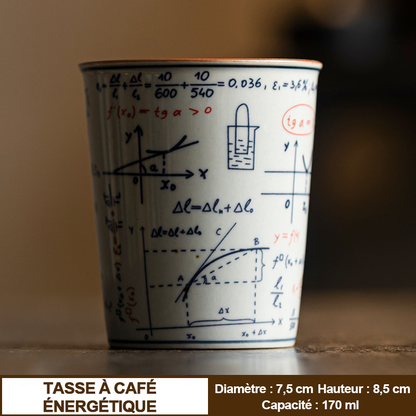 Tasse Ceramique Energie + Savoir : Boost ton Esprit ⚡📚