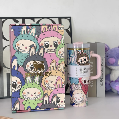 🧊【Nouveau】Tasse Isotherme Ice Boss Cup 🚗 avec Tuyau 💧 - 40oz Grand Volume - Idéale pour Voiture, Fitness et Bureau 💼 - Cadeau parfait pour Amis et Famille 🎁