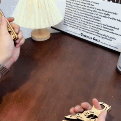 Assembling a Wooden Balisong Trainer — DIY & Paintable