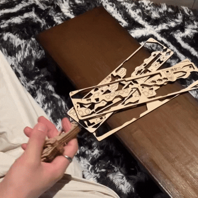 Assembling a Wooden Balisong Trainer — DIY & Paintable