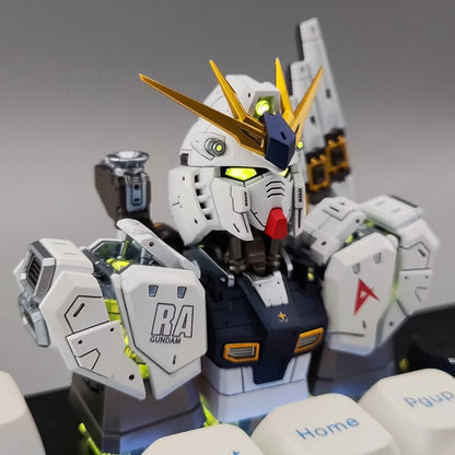 【Pre-Order】RX-93 Nu Gundam Artisan Keycap – Transformable GK Model Mechanical Keyboard Accessory