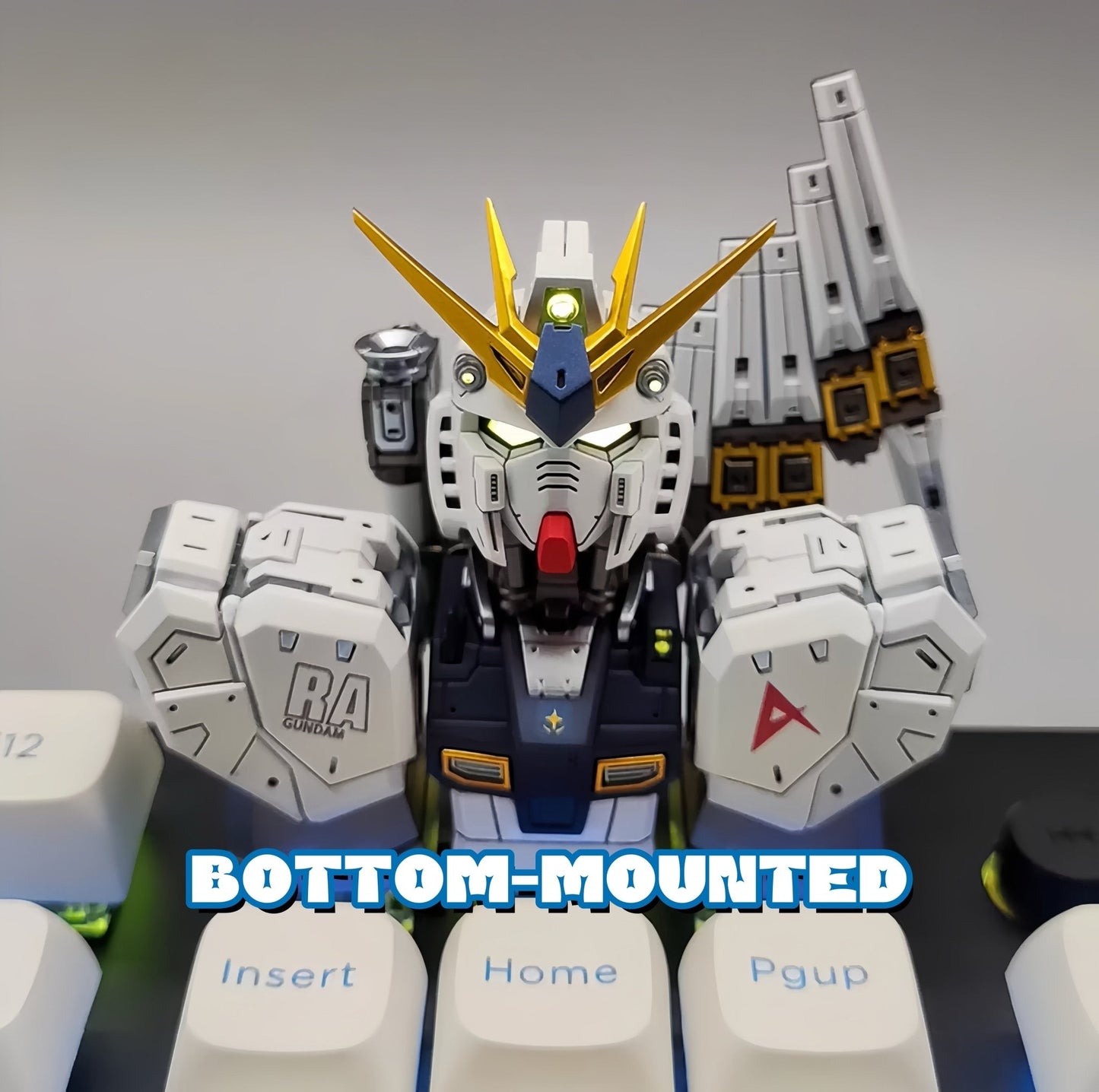 【Pre-Order】RX-93 Nu Gundam Artisan Keycap – Transformable GK Model Mechanical Keyboard Accessory