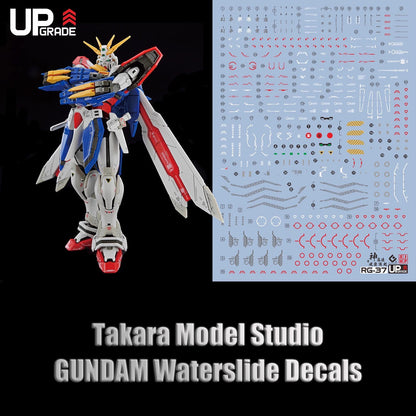 RG 1/144 God Gundam HD Fluorescent Waterslide Decals
