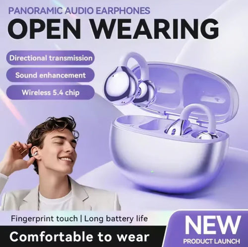 Ear Clip Bluetooth Headphones – Lightweight, Stylish &amp; Immersive