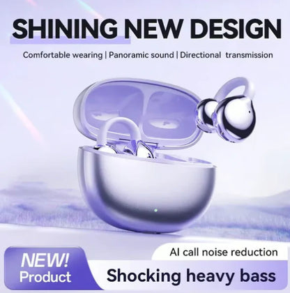 Ear Clip Bluetooth Headphones – Lightweight, Stylish &amp; Immersive